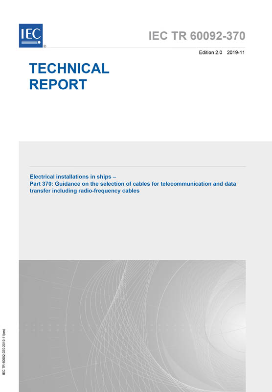Cover IEC TR 60092-370:2019